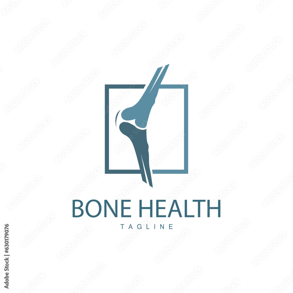 Bone Logo, Bone Care Health Design, Simple Symbol Template Illustration Bone Logo, Bone Care Health Design, Simple Symbol Template Illustration