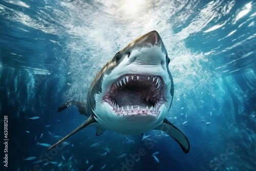 Great White Shark (Carcharodon carcharias) © enter