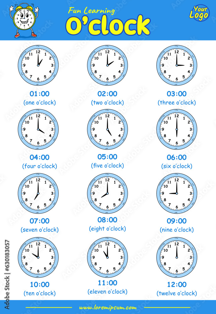 Fun learning the clock. Education Telling Time the clock. Fun learning the clock. Education Telling Time the clock.