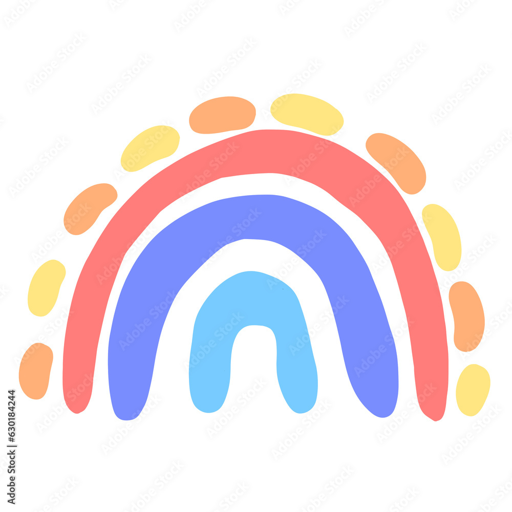 Obraz premium Organic rainbow 