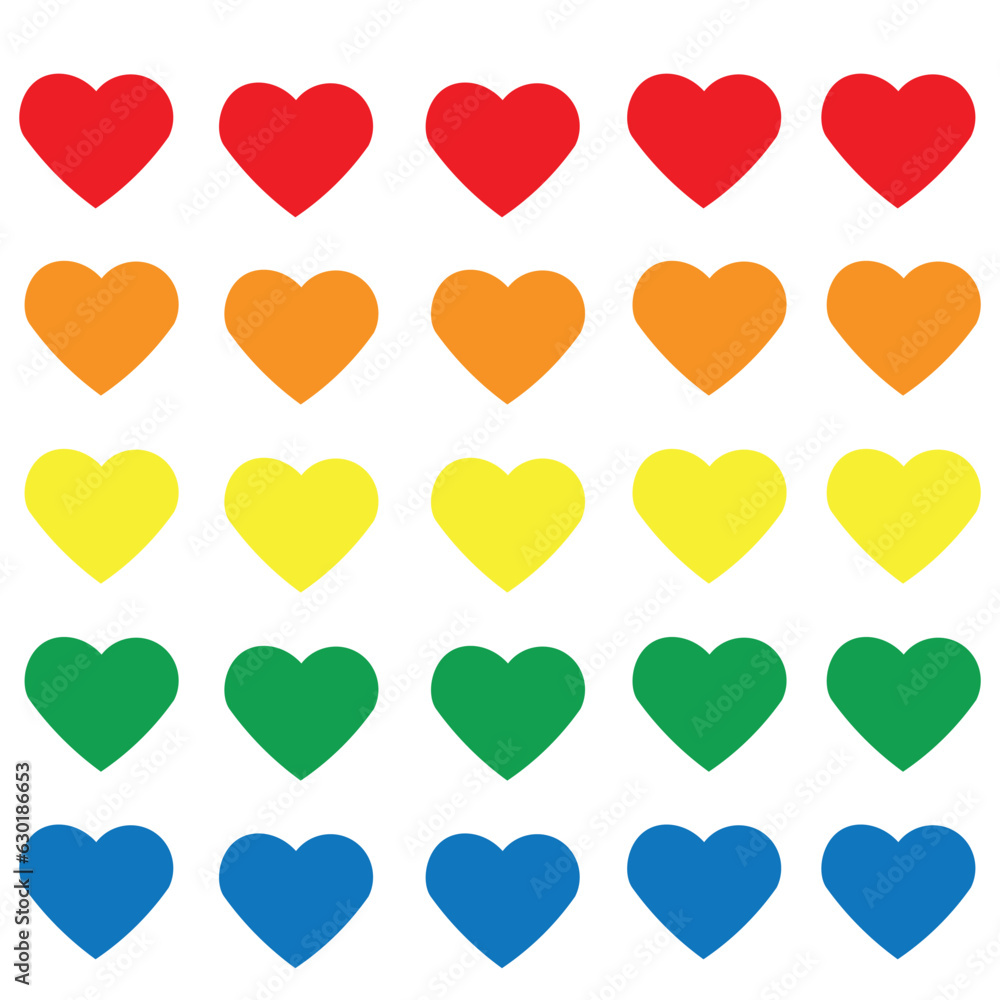 Red Heart Shapes on white Background. Love symbols. Flat Heart Silhouettes Vector. icons. Vector illustration Design Elements Set. Red Heart Shapes on white Background. Love symbols. Flat Heart Silhouettes Vector. icons. Vector illustration Design Elements Set.