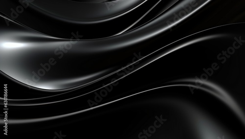 Fototapeta Naklejka Na Ścianę i Meble -  Dark Black background 3d render. Gradient design element for backgrounds, banners, wallpapers, posters and covers.