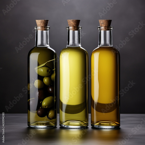 modern minimalist niche olive oil bottle design, olives.