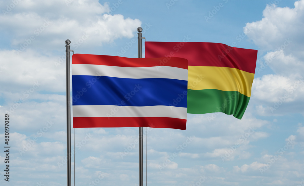 Naklejka premium Bolivia flag