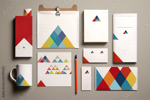 Mock up designs, business cards, packaging, to establish a consistent and memorable brand image
