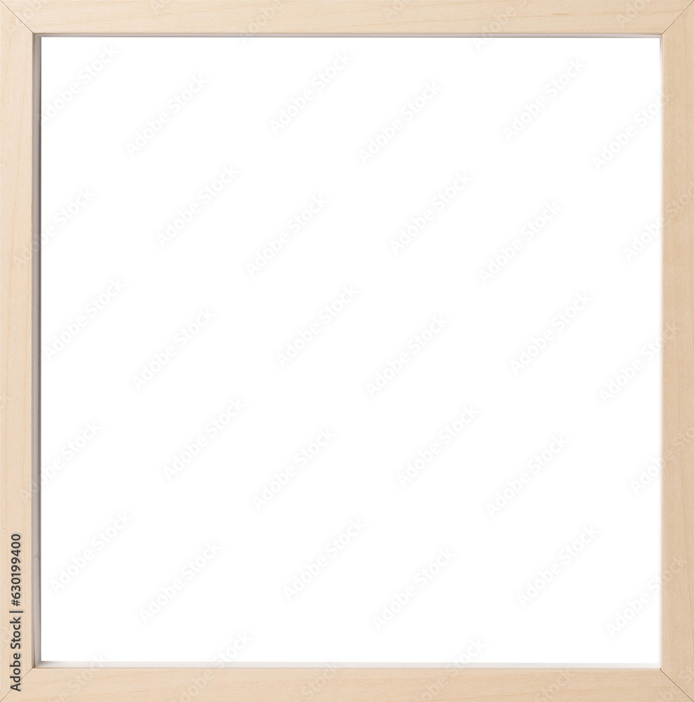 Wooden frame with blank white background. Mockup for design Wooden frame with blank white background. Mockup for design