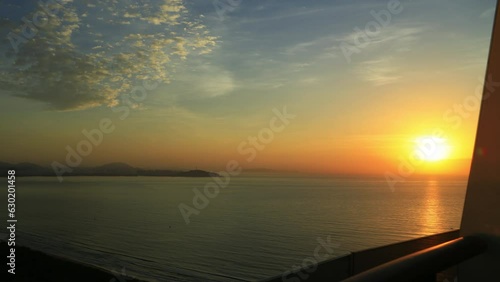 Haitang bay sunrise by the sea. Haitang Bay, located in Sanya, Hainan Province, is a famous resort bay in China. photo