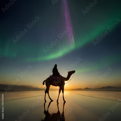 camel in the desert