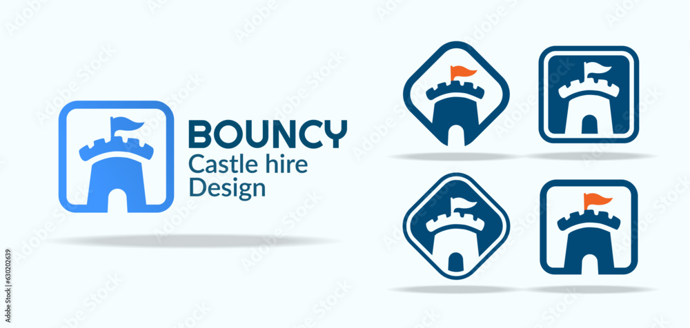 Castle logo design bundle