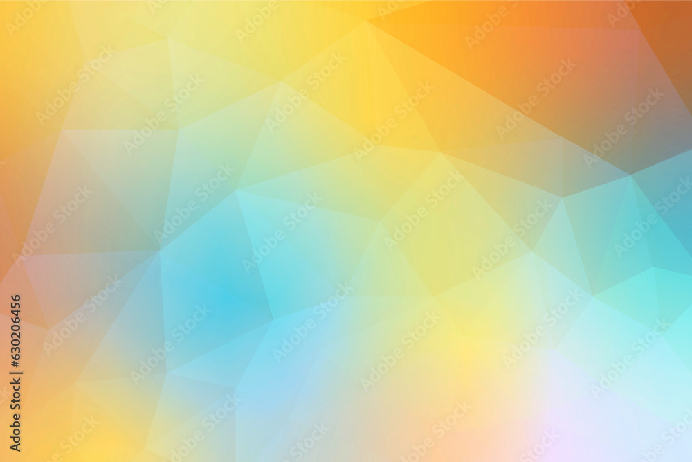 グラデーションが綺麗なポリゴンの背景イラスト グラデーションが綺麗なポリゴンの背景イラスト