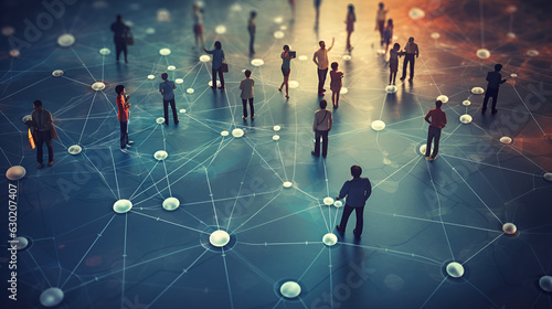 social network concept