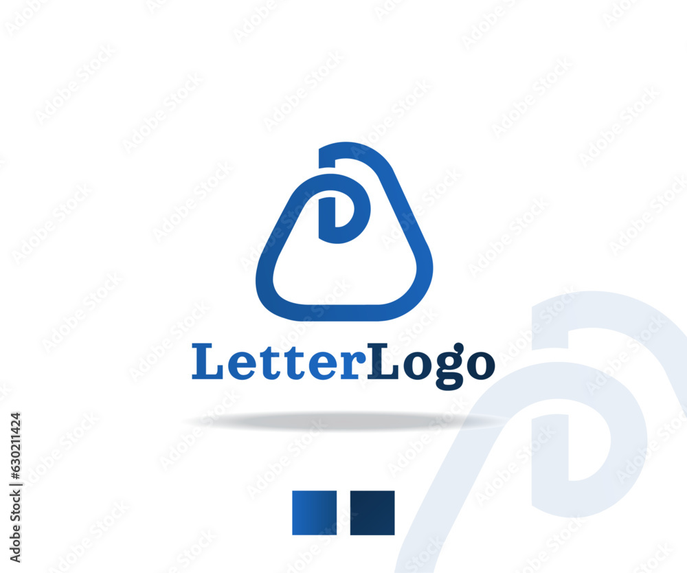 CD letter logo design