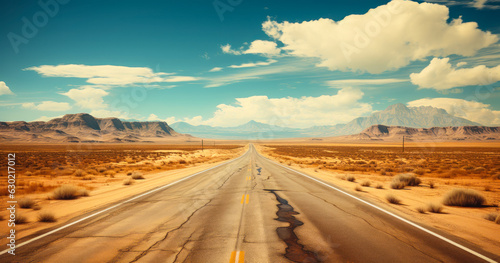 Desert Highway Stretch: Journey through the Arid West