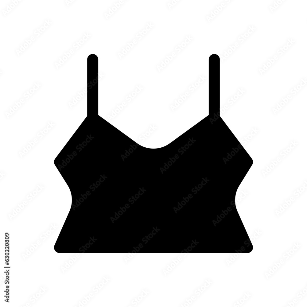 crop top glyph icon crop top glyph icon