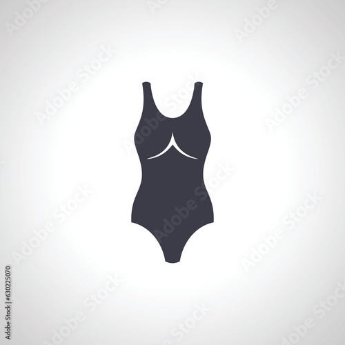 swimsuit icon. female swimming suit