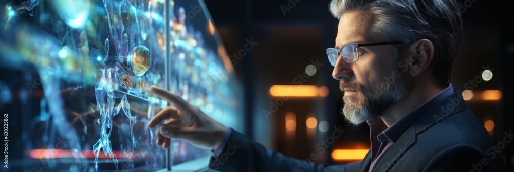 Healthcare and medical, Doctor and robotics research diagnose Human brains scan. Healthcare and medical, Doctor and robotics research diagnose Human brains scan.