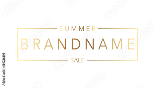 Summer Sale Brandname Logo