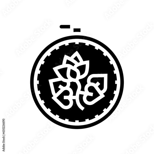 sampler embroidery hobby glyph icon vector. sampler embroidery hobby sign. isolated symbol illustration