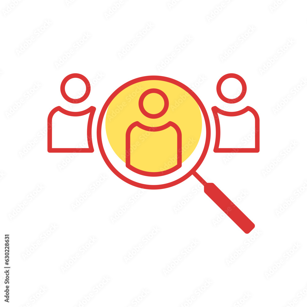 search icon, job recruitment vector simple design. Illustration for brochure, poster, app, social media and web. search icon, job recruitment vector simple design. Illustration for brochure, poster, app, social media and web.