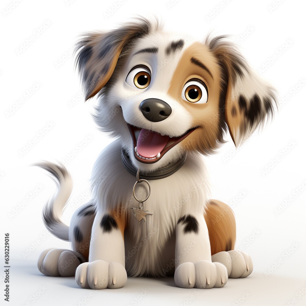Cute dog cartoon