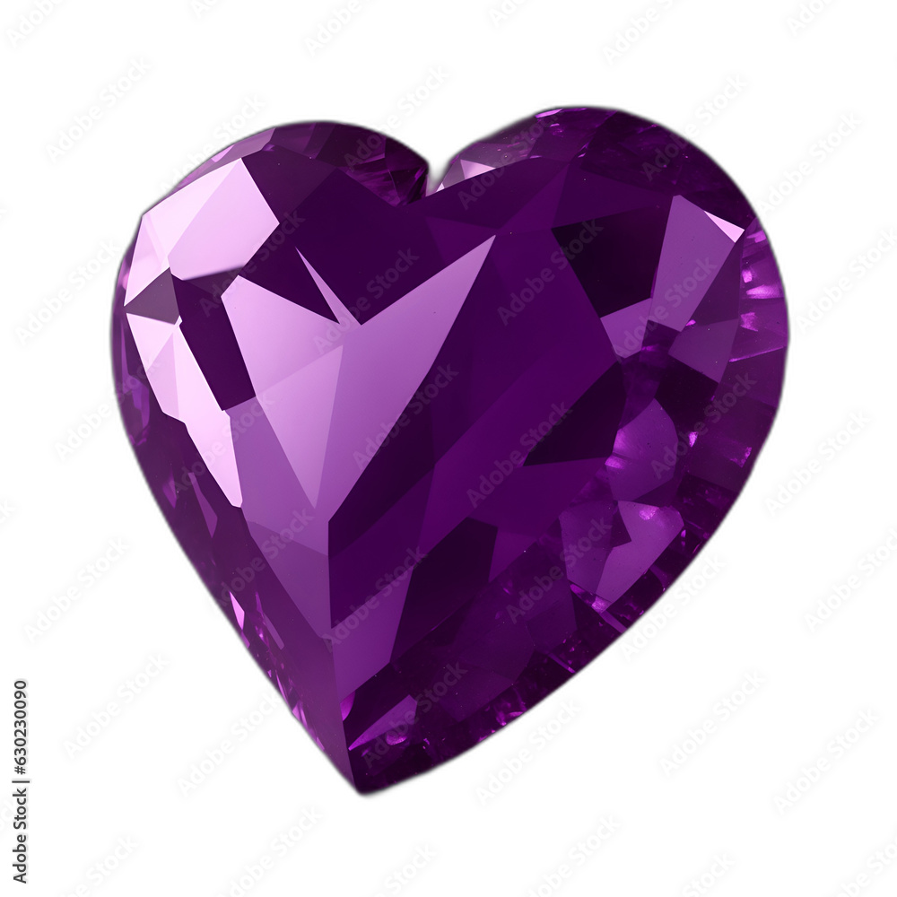 Heart shaped amethyst Heart shaped amethyst