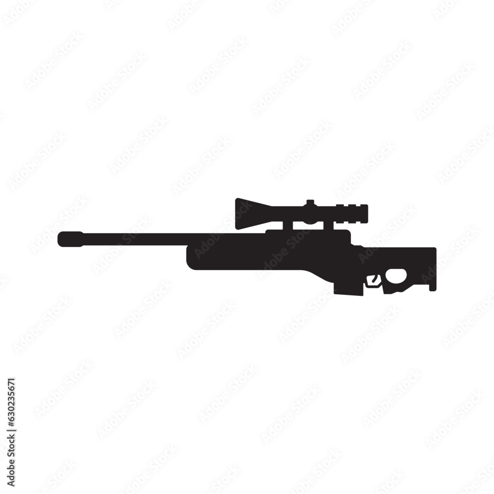 sniper icon vector