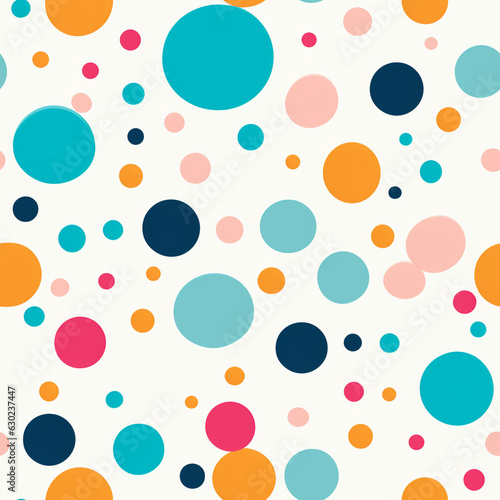 Polka Dot Pattern - Colorful Enigma