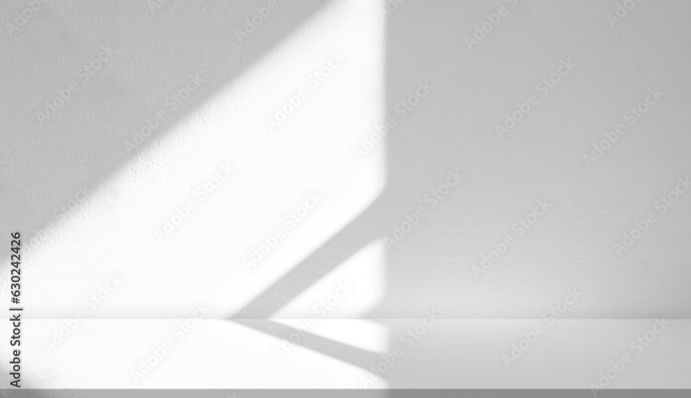 Studio Background White Wall Concrete surface with sunlight and Shadow on Background,Empty Grey Cement texture,Studio Room with Display Podium,Banner Spring,Summer Cosmetic Product Display Studio Background White Wall Concrete surface with sunlight and Shadow on Background,Empty Grey Cement texture,Studio Room with Display Podium,Banner Spring,Summer Cosmetic Product Display