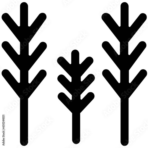 Forest Vector Solid Icons 

