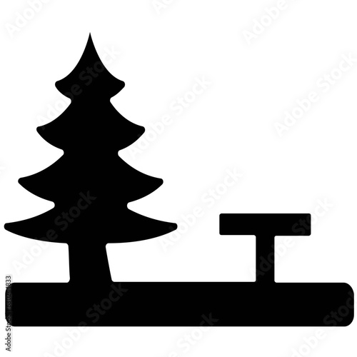 Forest Vector Solid Icons 

