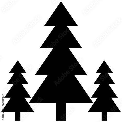 Forest Vector Solid Icons 

