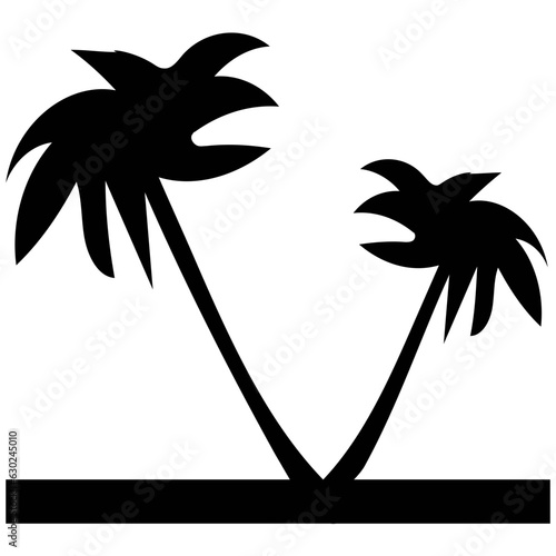 Forest Vector Solid Icons 

