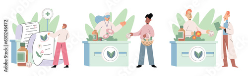 Scientist study research liquid medicine from natural herbal. Medical marijuana research. Modern and traditional medical, Alternative organic herbal drug and chemical medicine. Homeopathy healthcare