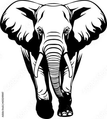 Frog elephant vector illustration