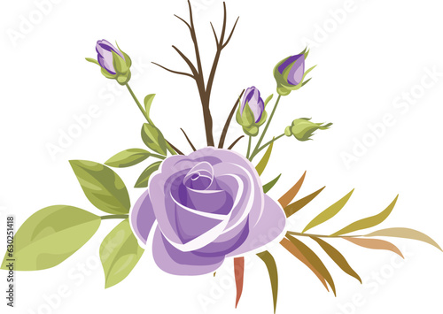 a bouquet of purple roses, a bouquet of beautiful purple roses