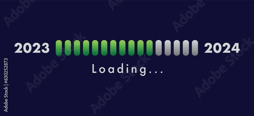 Loading new Year 2024 Background
