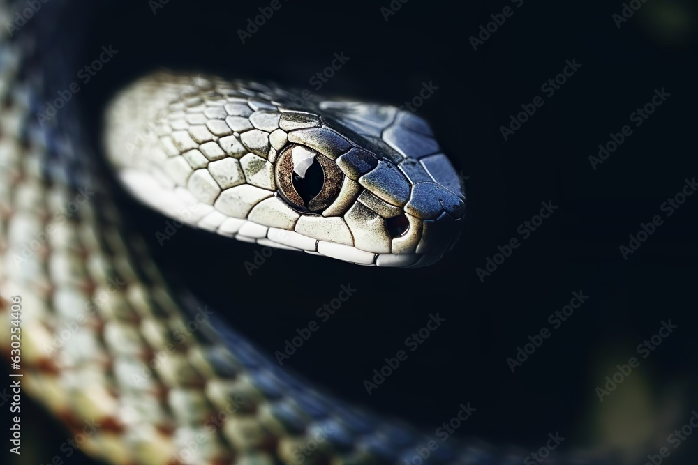 Fototapeta premium caspian whipsnake Dolichophis caspius