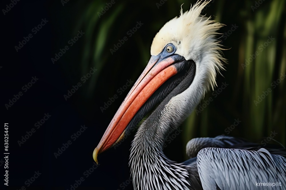 The brown pelican Pelecanus occidentalis is a large The brown pelican Pelecanus occidentalis is a large