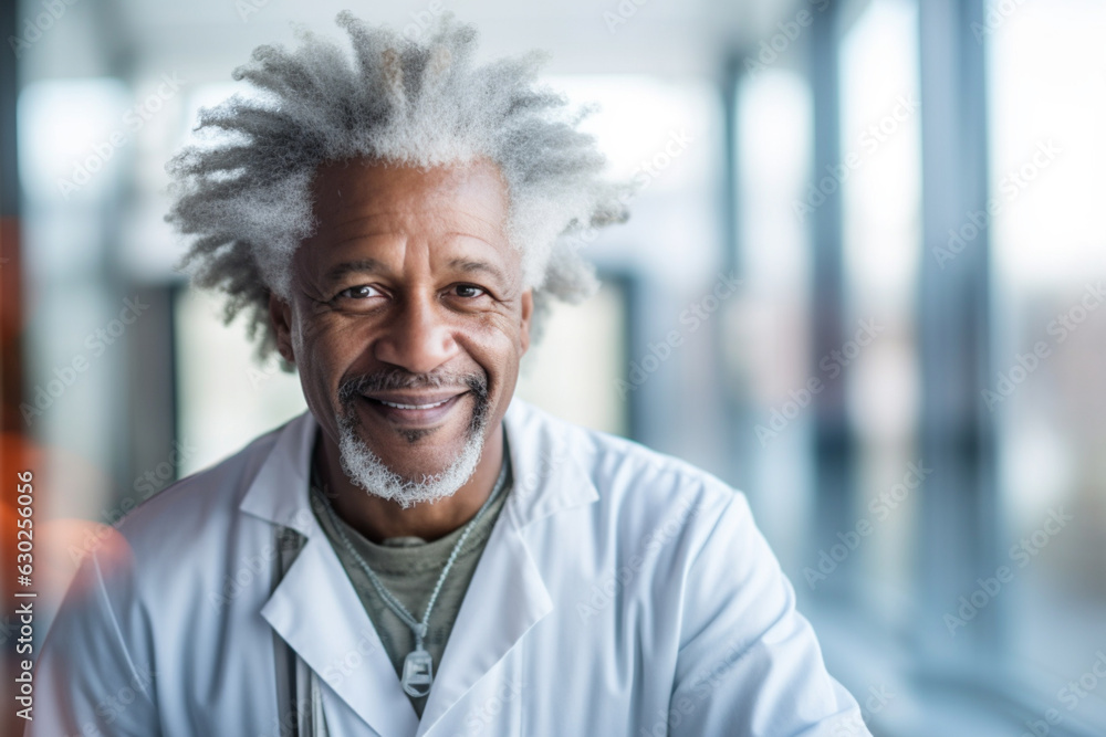 Portrait of doctor, dark-skinned male doctor smiling and looking at the camera, in his office at the hospital, Portrait of male podiatrist doctor. Portrait of doctor, dark-skinned male doctor smiling and looking at the camera, in his office at the hospital, Portrait of male podiatrist doctor.