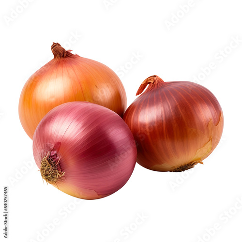 onions on a transparent background, created with Generative AI