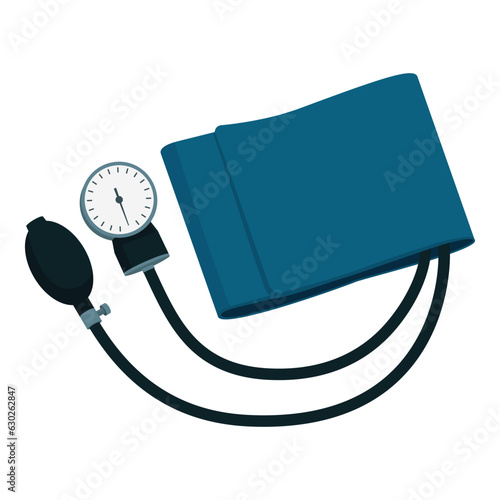 Sphygmomanometer and blood pressure measurement photo