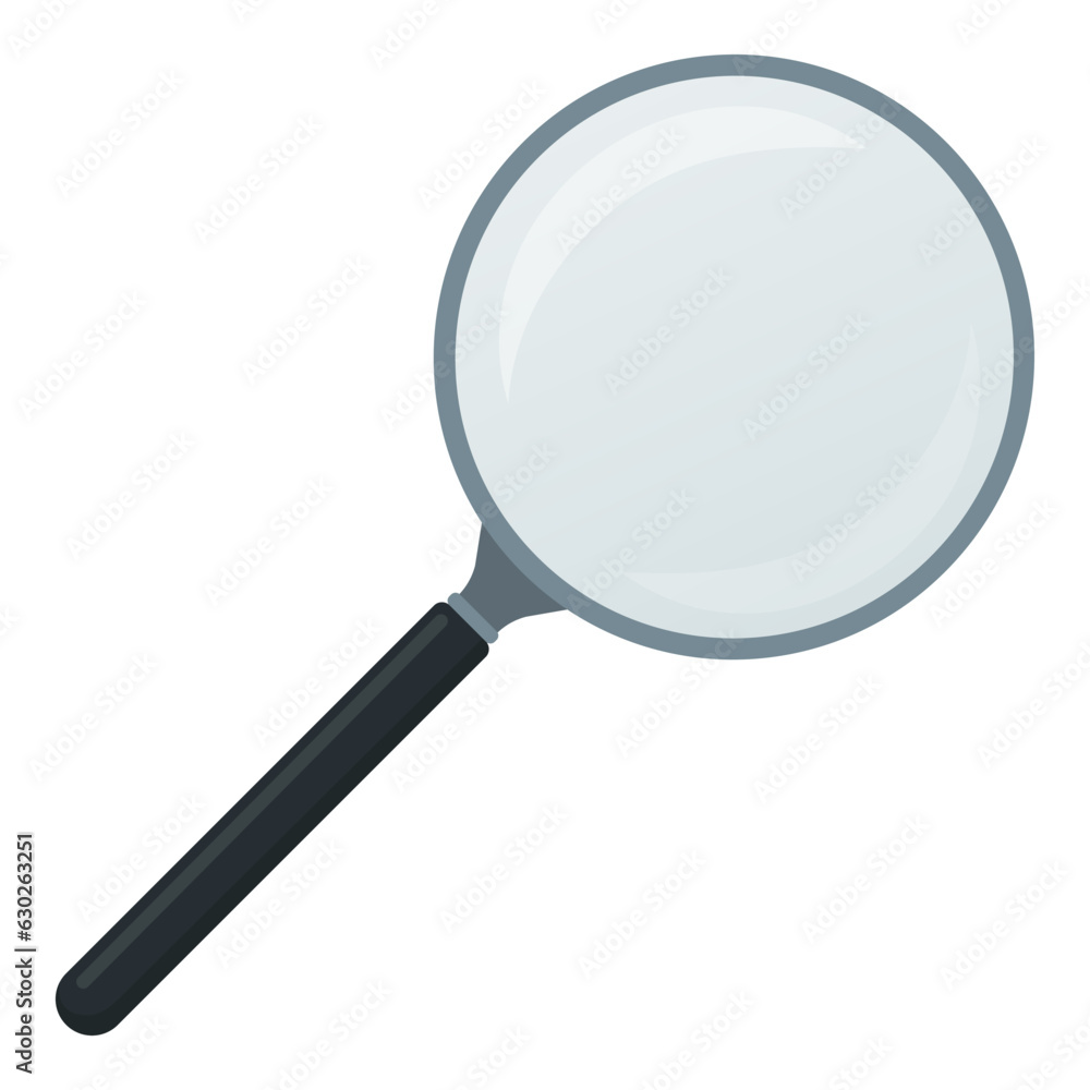 Magnifying glass isolated on white background Magnifying glass isolated on white background