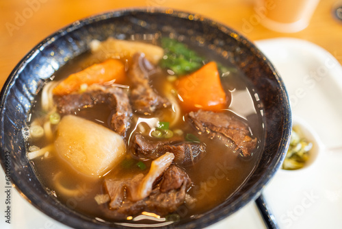 Traditional Taiwanese braised beef noodles