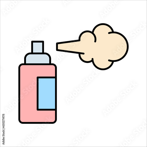 Hair Spray icon. Monochrome simple Barber Shop icon for templates, vector illustration on white background