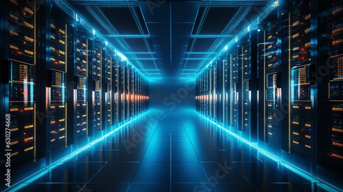 Server room of a big Tech Company  © Tim Kerkmann