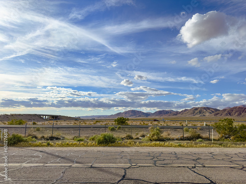 landscape with clouds yermo beside eddie world