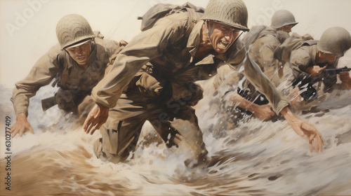 海辺からの上陸作戦