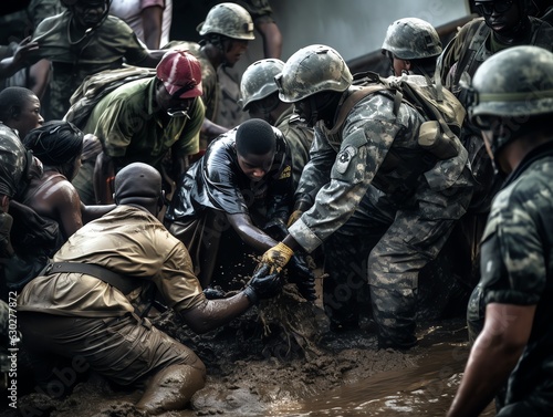 military combat