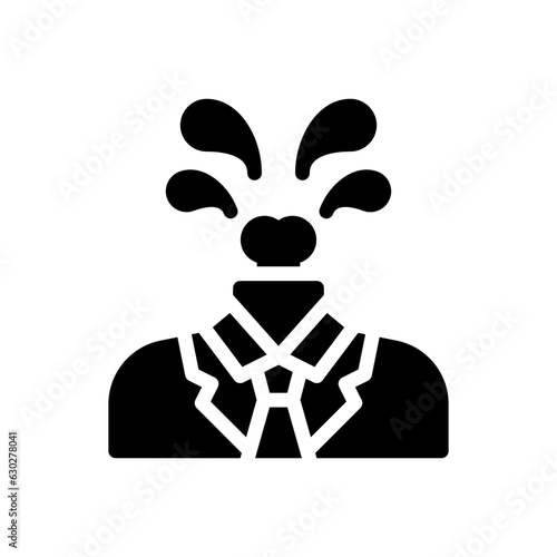 headless glyph icon