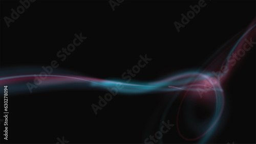 illustration of a transparent background image. abstract picture glow effect of bright color dynamic light, soft yet powerful lines. design elements for all forms of advertising media.